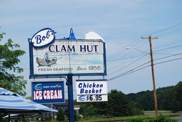 Bob's Clam Hut Sign 2
