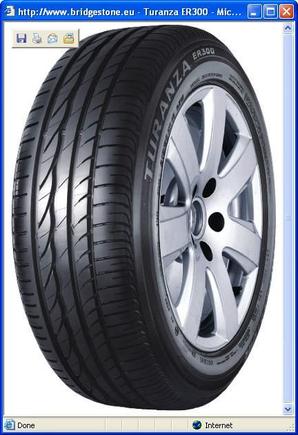 Turanza Tread Pattern