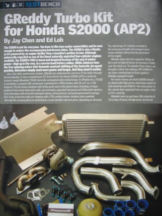 Greddy AP2 turbo article page 1