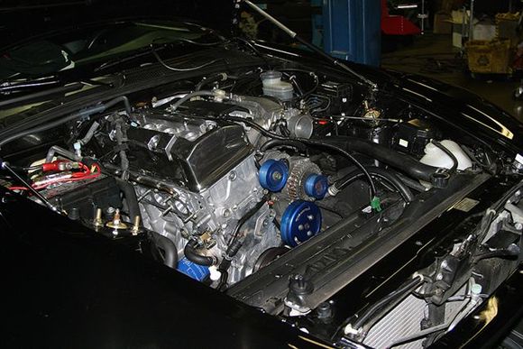 Engine back in the car