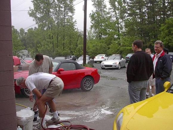Ketchup and Mustard to start the bathing.jpg