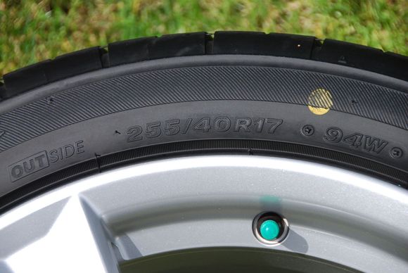Rear CR tire size