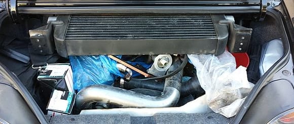intercooler In trunk
