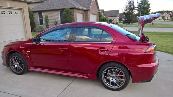 sweet evo X that was my taxi ride over (super nice guy)