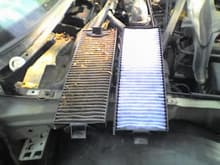 Change your cabin filter on time...