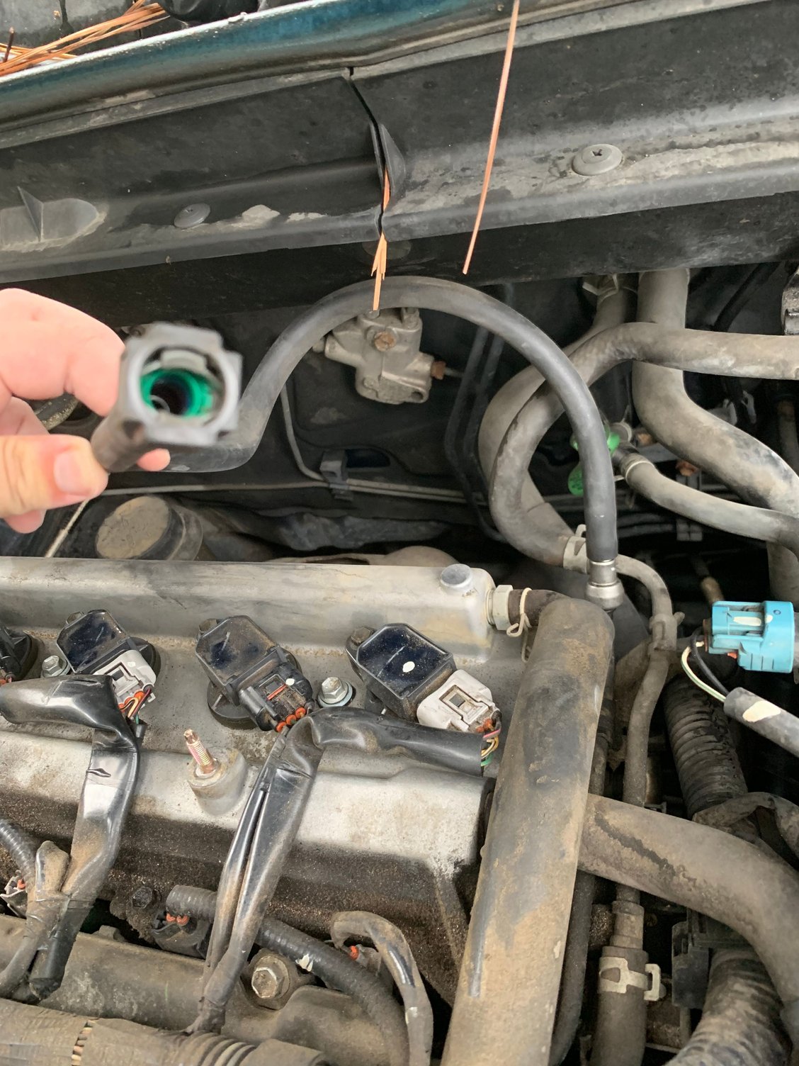 Quick connect Fuel line leaking..