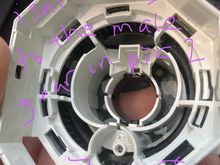 It’s like this female hole and gear don’t mate with the male pin and gear in other pic. 