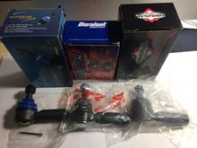 From Left to right side. There is Mevotech made in China ($10.81 +shipping) by CARID.com. Duralast made in Korea $22.99 from Autozone. And "Original Grade" made in China $19.06 free shipping /e-bay. Note: Autozone sold their part without the safety pin.