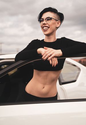 Enjoying my new ride! Photo by my husband @renolee.photo