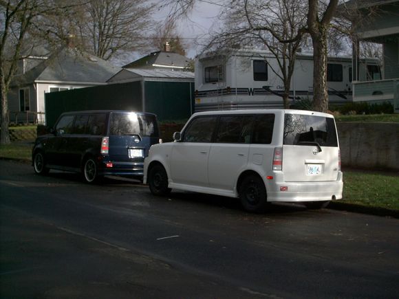 Our xB's at the house.