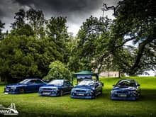 P1's at Performance car show, Scone Palace 2015