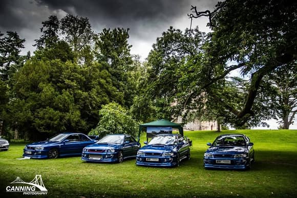 P1's at Performance car show, Scone Palace 2015