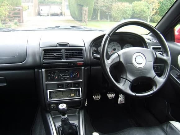 Subaru Impreza UK2000 AWD Turbo (270bhp) Interior

Momo gknob
STi pedal set
Upgraded JVC headunit
Custom Leather