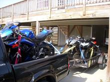 getting ready for bike week in daytona