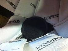 Speakers in the helmet. Can't even feel them!