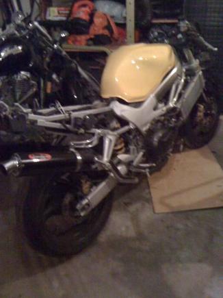 my poor baby.... almost ready for paint.
