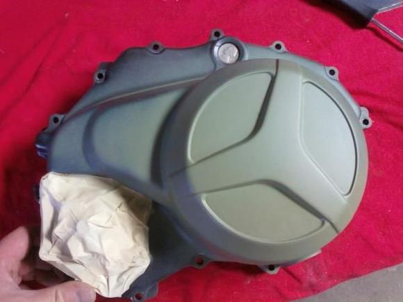 Self-etching primer sprayed on and sanded down