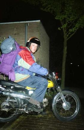 me, a few years ago, going on a trip