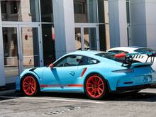 GT3RS Gulf-style color. Facebook: Nathan Craig Photography