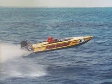Apache Rapid Transit race boat