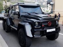 Sick Saudi Brabus G500 4x4 spotted throughout Monaco and Cannes, France.