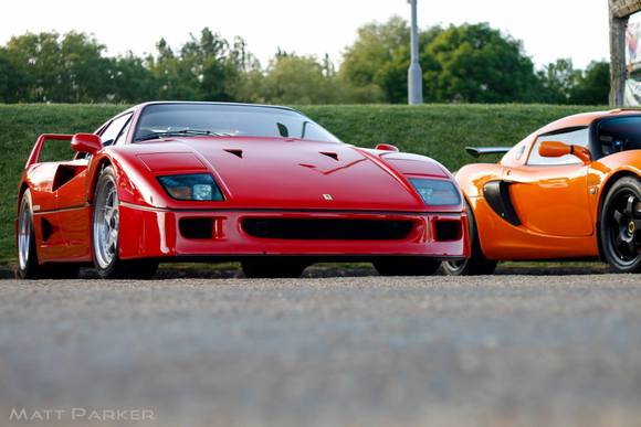 Ferrari F40. Facebook: Matt Parker Automotive Photography