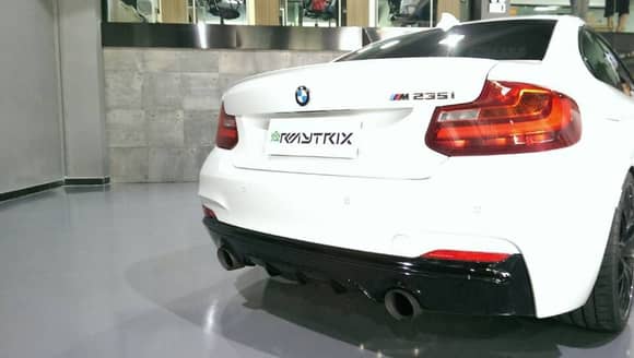 2014 BMW F22 M235i Armytrix Performance Valvetronic Exhaust System High flow down pipes Mid pipe Muffler Wireless remote control kits review price road sounds
