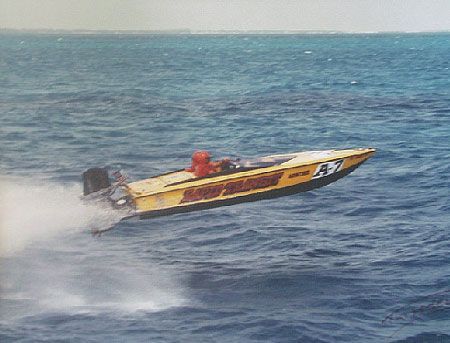 Apache Rapid Transit race boat
