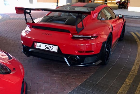 One of the first customer owned Porsche 911 GT2 RS was spotted in Qatar this week.