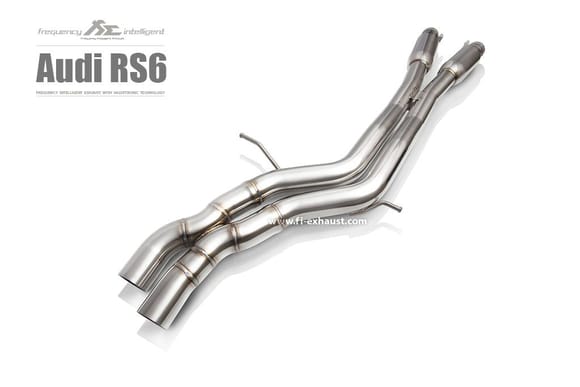 Fi Exhaust for Audi RS6 – Mid Pipe.