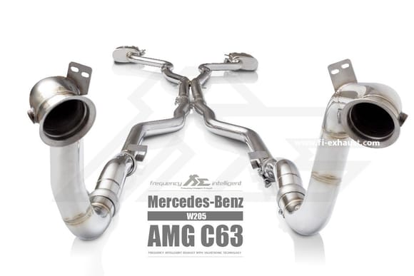 Fi Exhaust for Mercedes-Benz W205 AMG C63 full system.