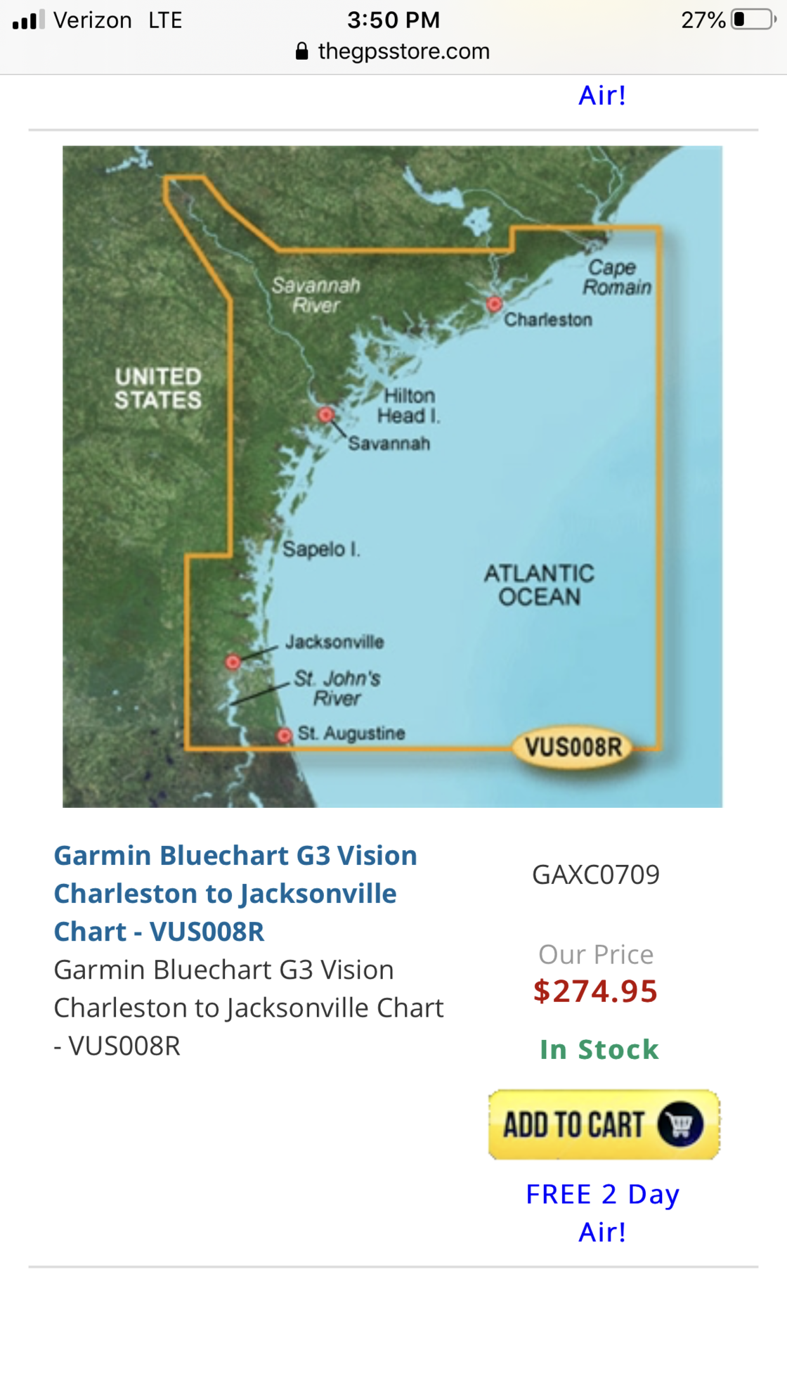 g3 coastal charts