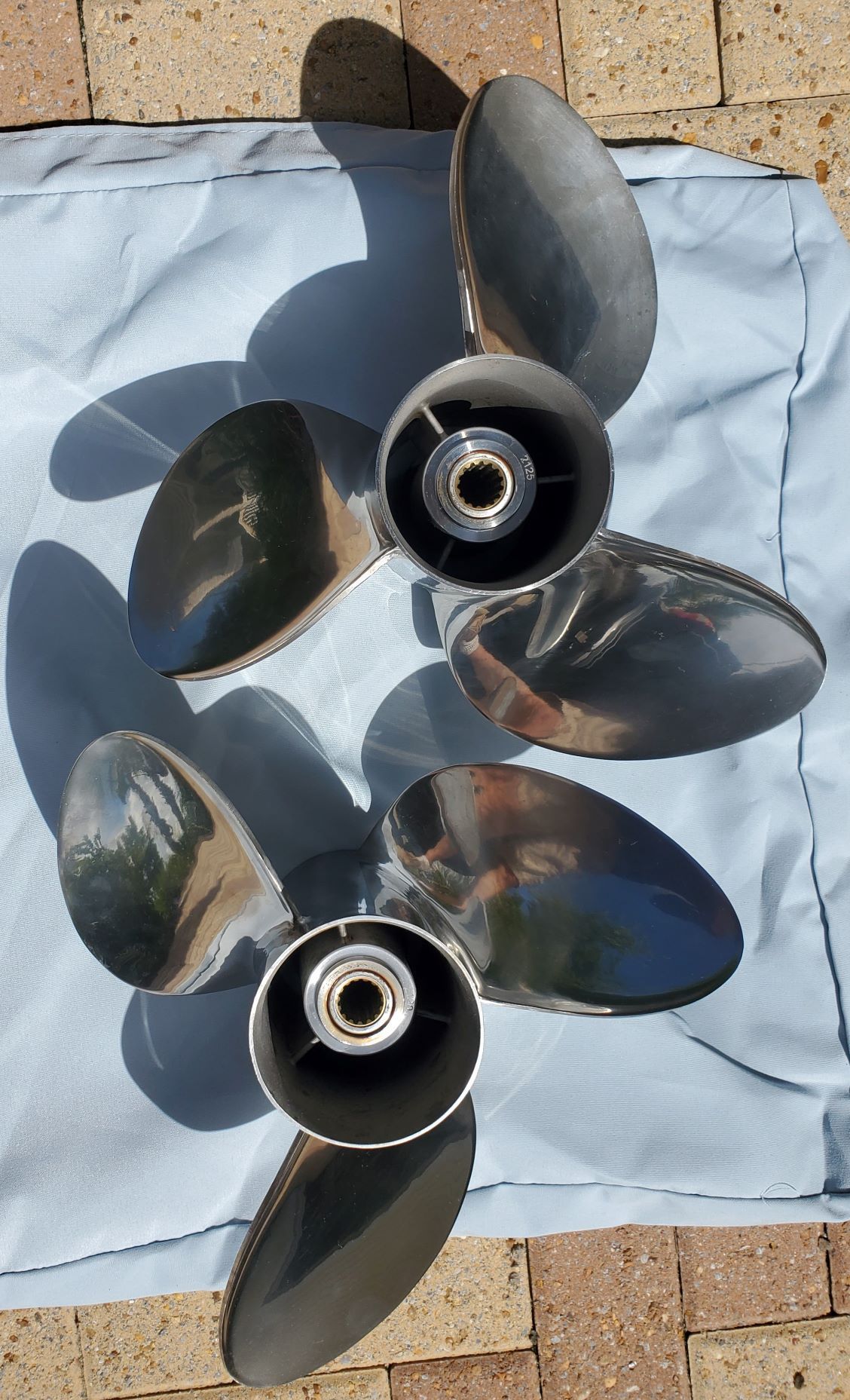 Suzuki Water Grip 16 x 21.5 Rt/Lt Props for sale The Hull Truth