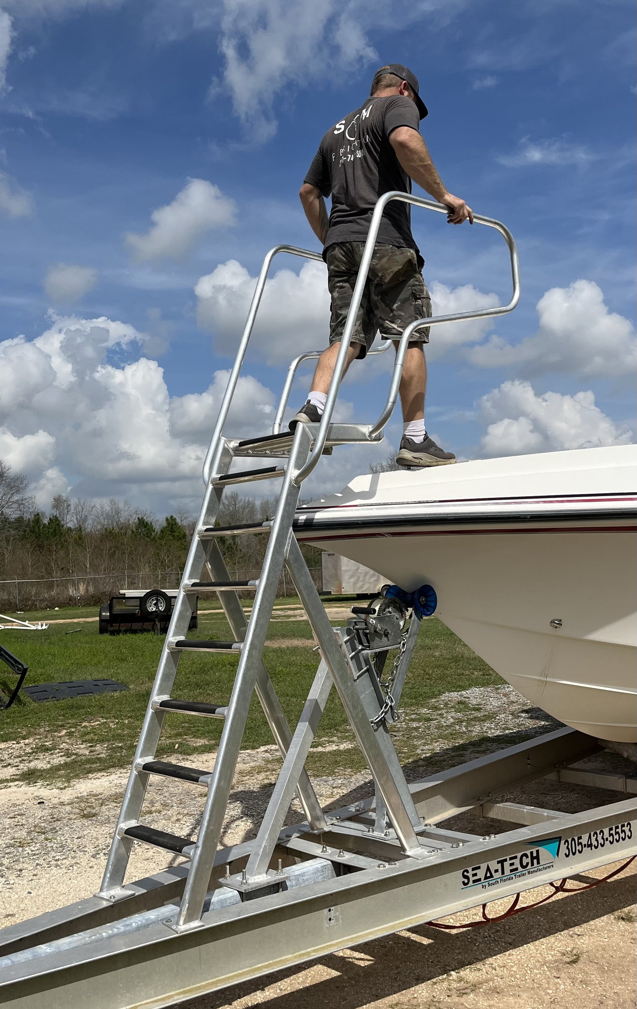 Trailer ladder - The Hull Truth - Boating and Fishing Forum