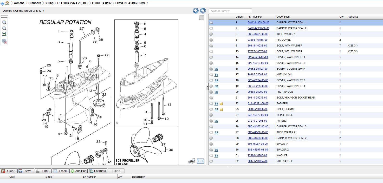 Yamaha F300 lower unit bolt question The Hull Truth Boating and