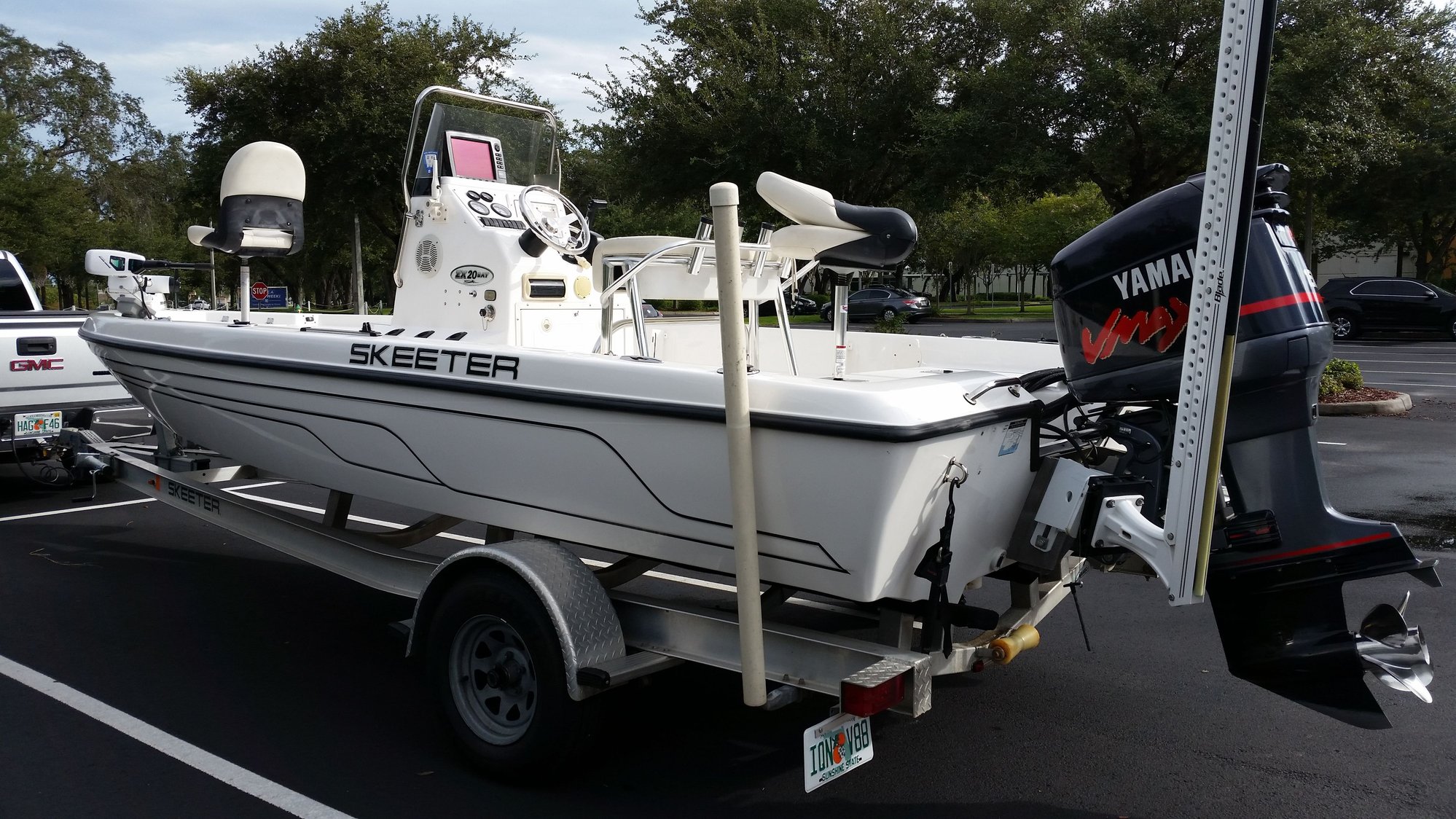 Sold 2008 Skeeter Zx20 Bay Boat W150hp Yamaha Vmax The Hull