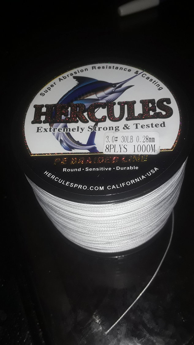 HERCULES Braided Fishing Line for Her, Abrasion Resistant Braid