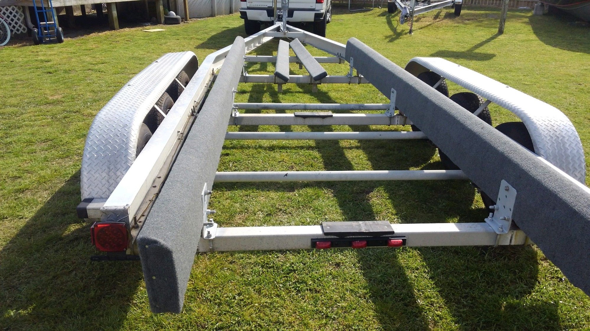 Triple axle aluminum trailer for sale in N.C. The Hull Truth