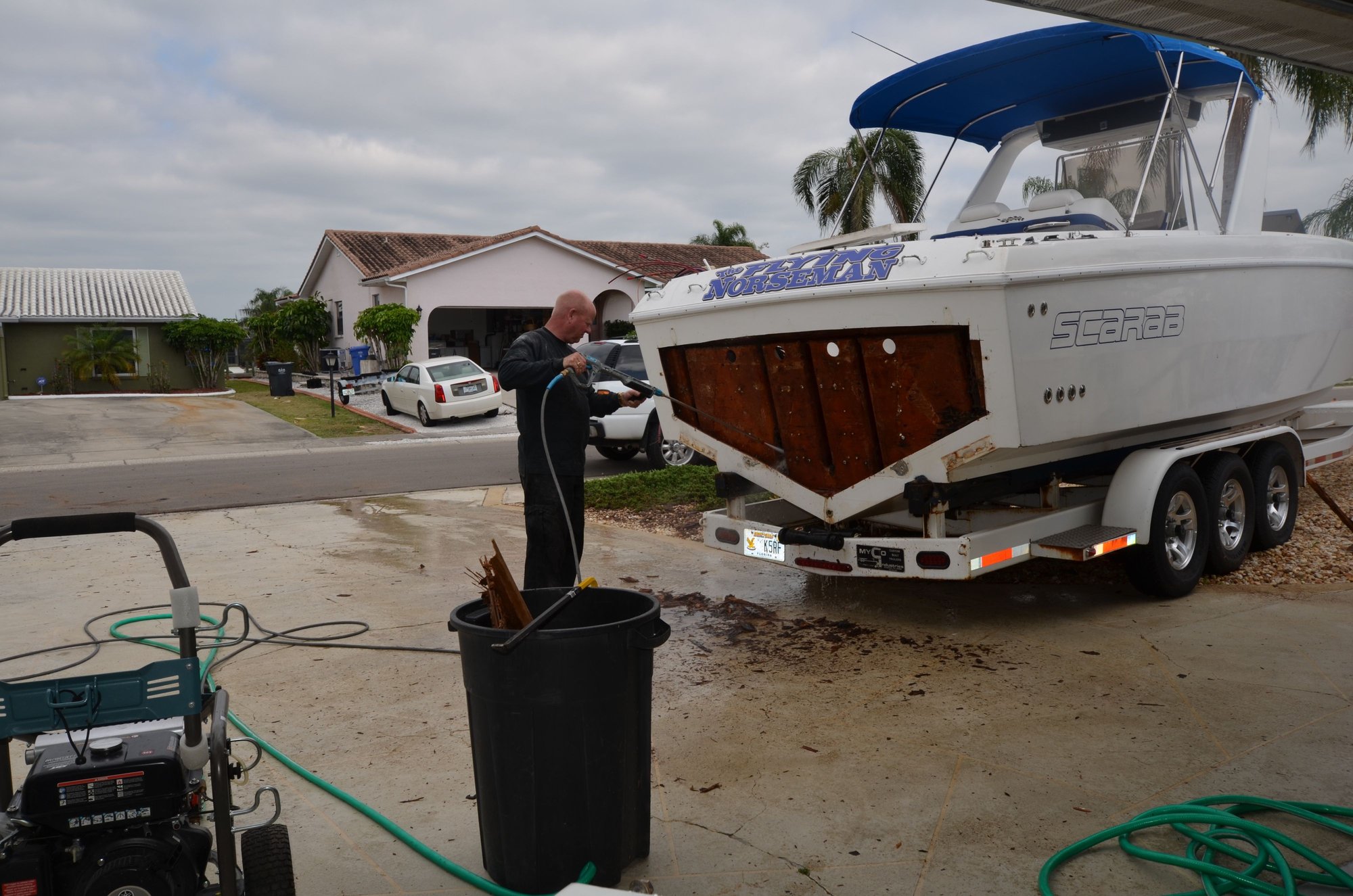 Fire boat transom cracked. Best way to fix? The Hull Truth Boating