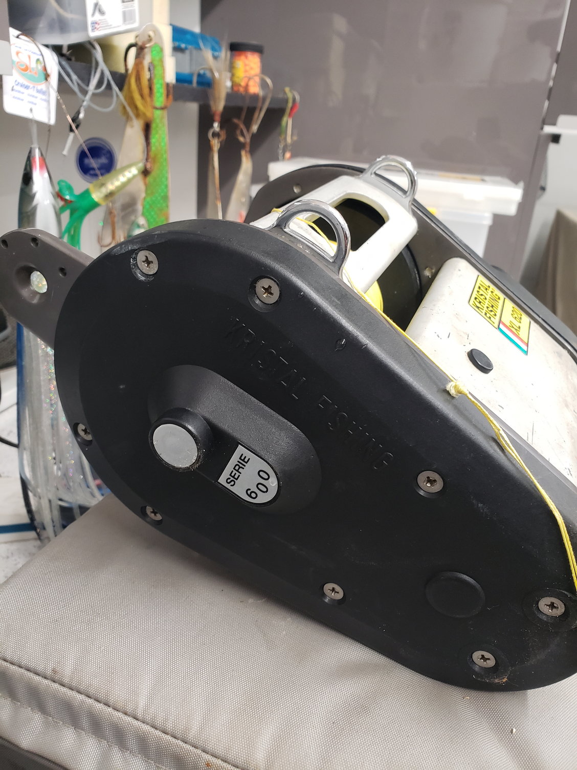 Precision auto electric reel (Senator 6/0 114) - The Hull Truth - Boating  and Fishing Forum