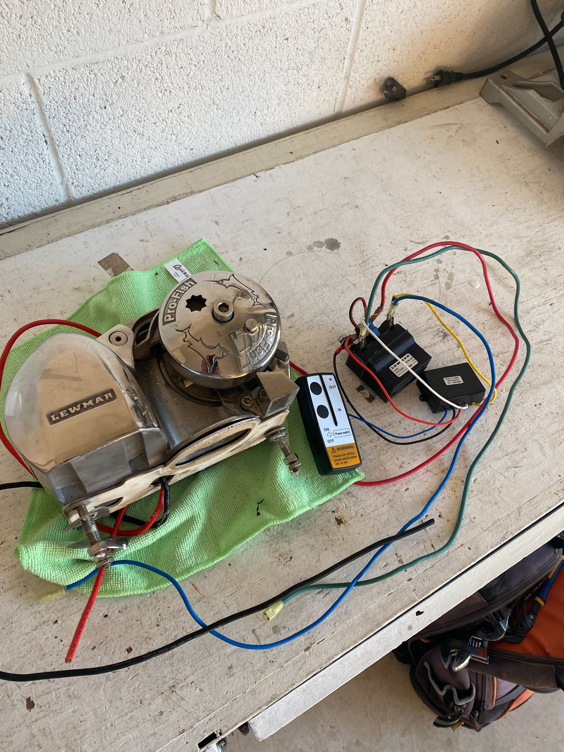 Lewmar Profish 700 with Lewmar Changeover Contactor The Hull Truth