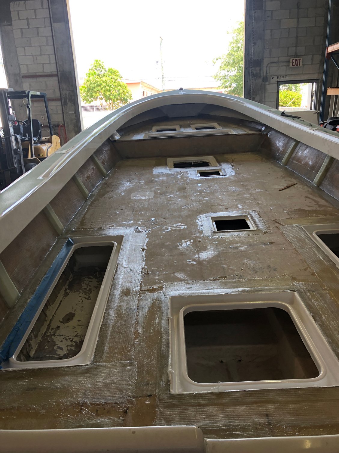 Fiberglass hatch and gutter The Hull Truth Boating and Fishing Forum