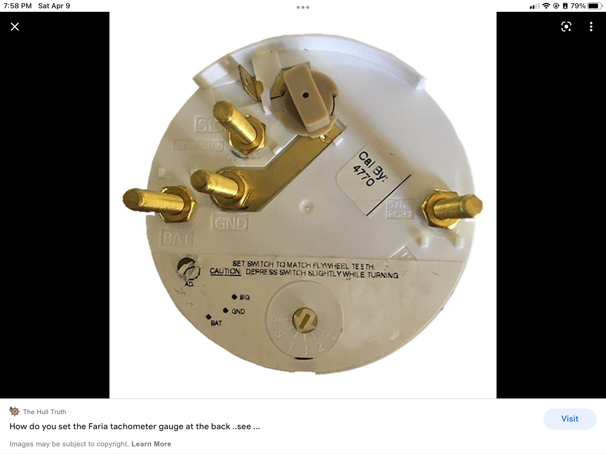 Faria tach meter not working The Hull Truth Boating and Fishing Forum