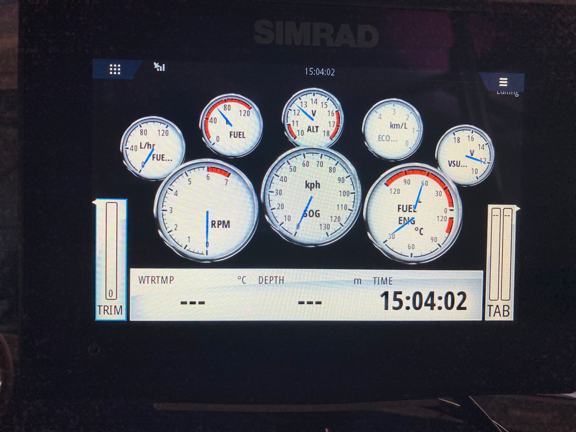 Simrad IS42 Engine data display The Hull Truth Boating and Fishing