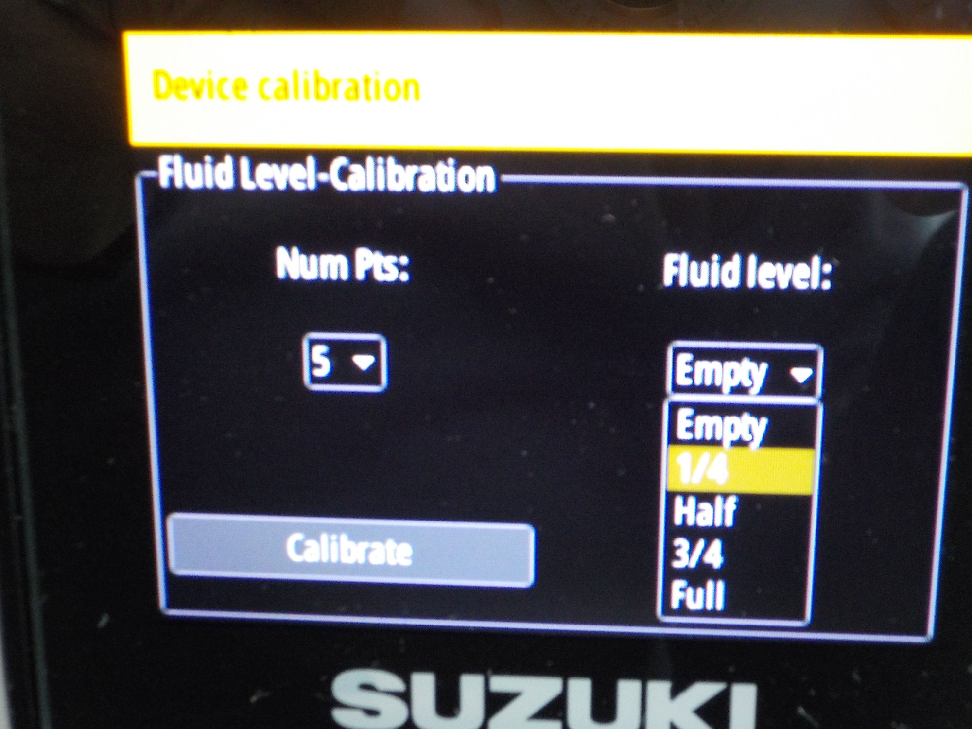 Suzuki C10 and Simrad fuel level calibration pictorial The Hull Truth