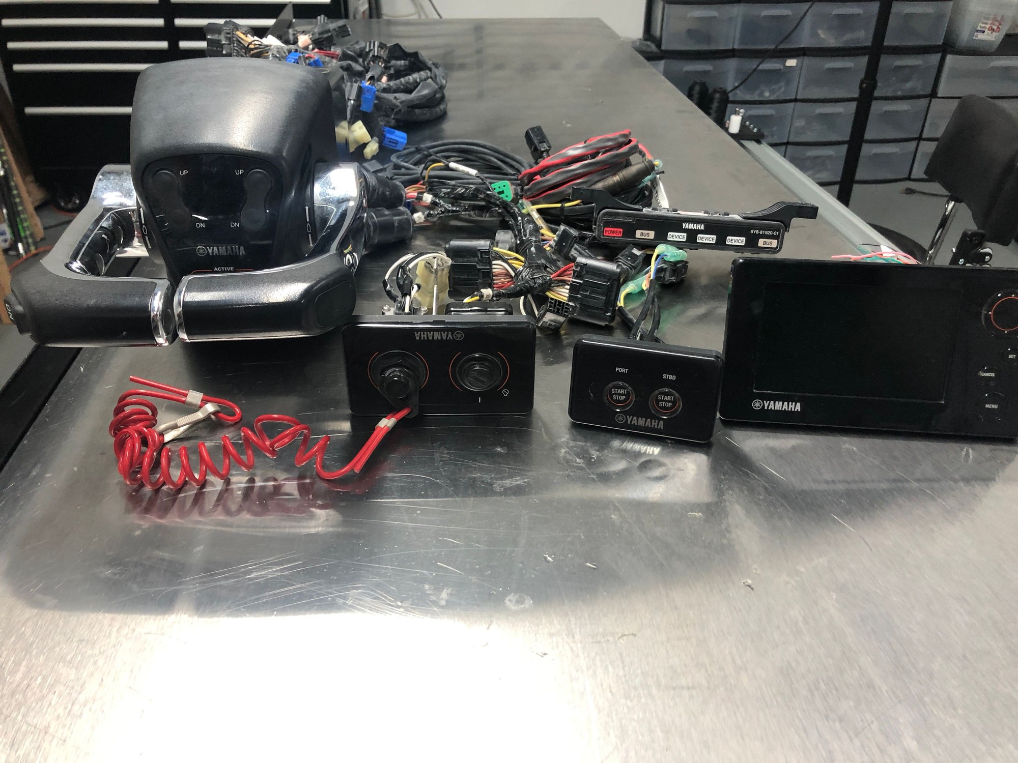 Yamaha fly by wire complete rigging for twins The Hull Truth