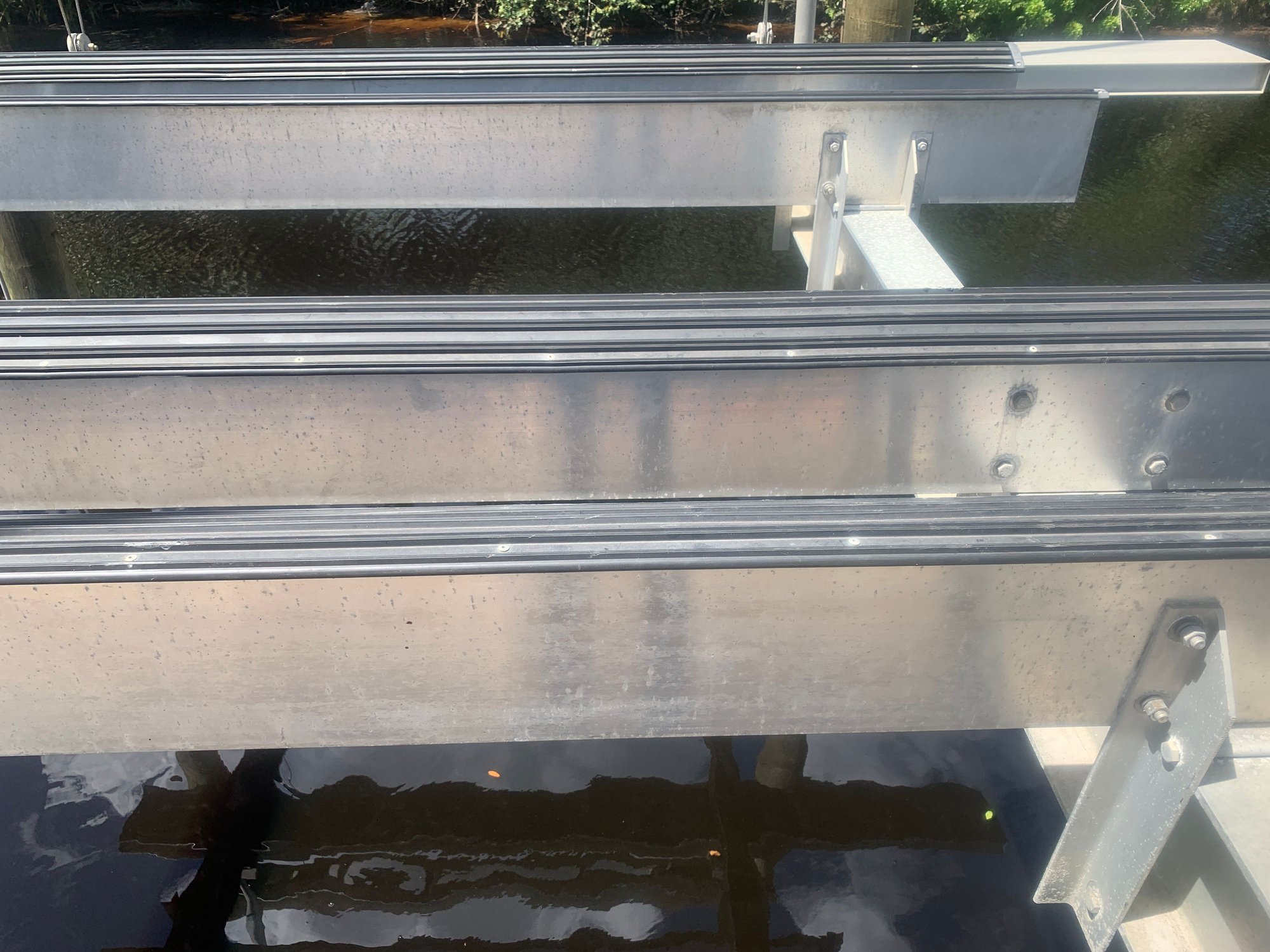 Boat Lift Aluminum Bunks... 2 sets.. Like New! The Hull Truth
