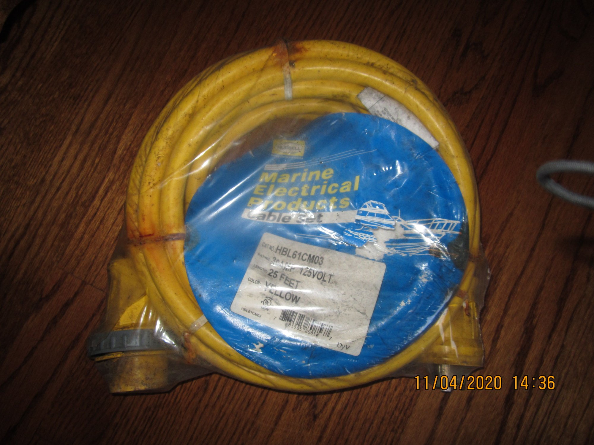 Hubbell Shore Power cord 30 AMP 25 feet The Hull Truth Boating and