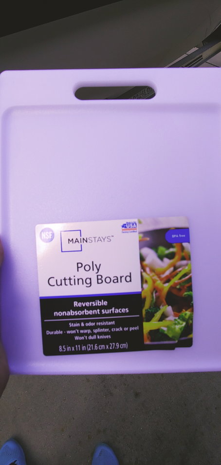 Mainstays Poly 12 x 18 Cutting Board