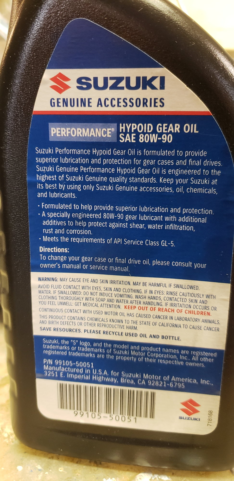 Suzuki gear oil quality - The Hull Truth - Boating and Fishing Forum